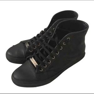 Gucci Black Leather Trainer’s Miro Soft